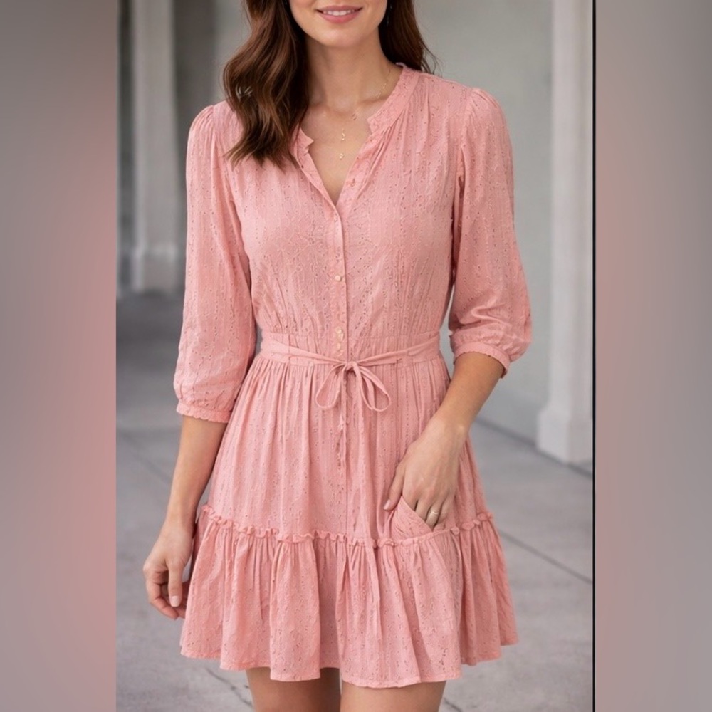 Lauren Conrad Elegant Pink Dress